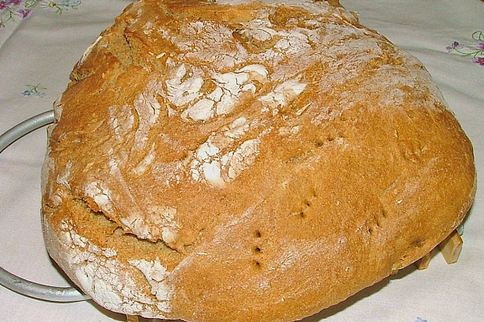 Einfaches Bauernbrot