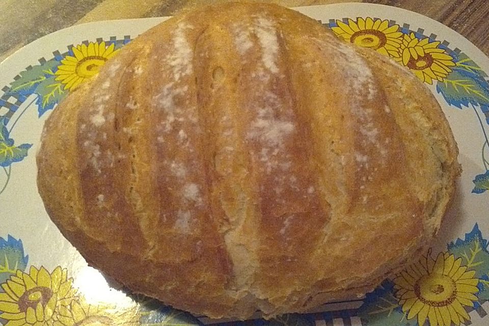 Einfaches Bauernbrot