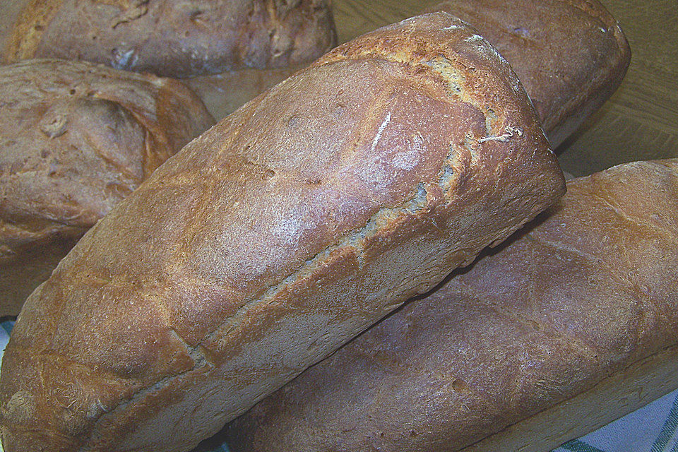 Einfaches Bauernbrot