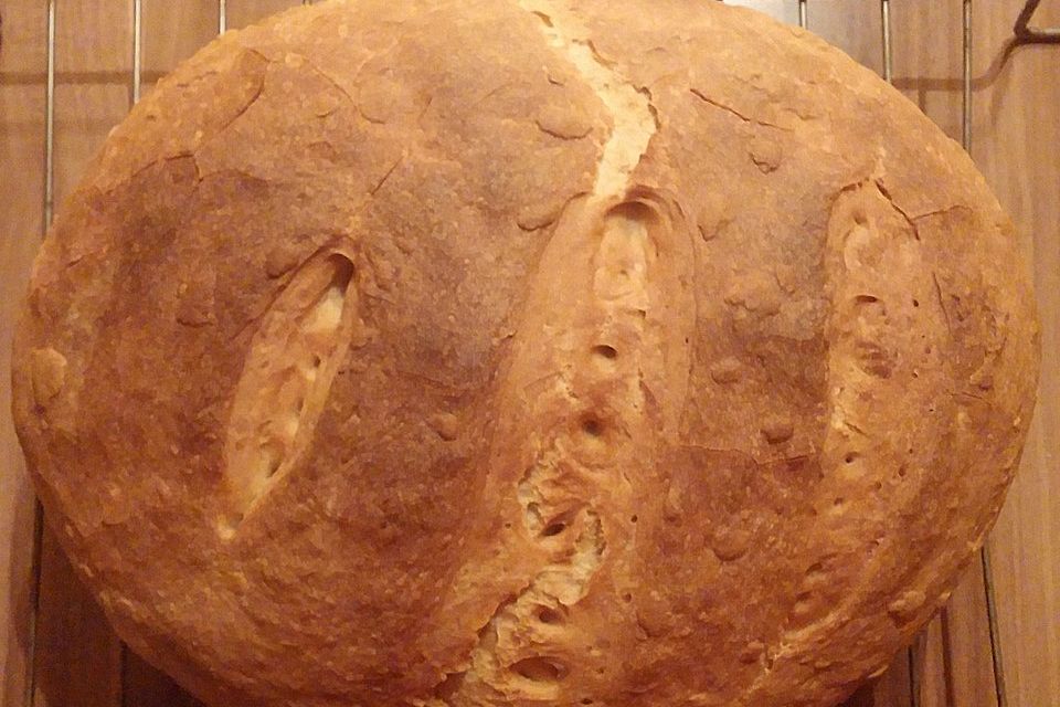 Einfaches Bauernbrot