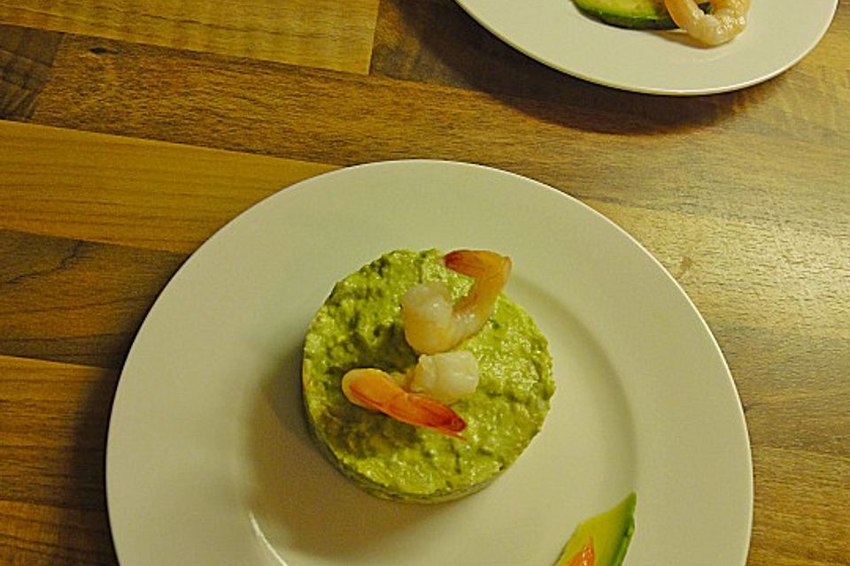 Scharfe Avocado - Garnelen - Törtchen