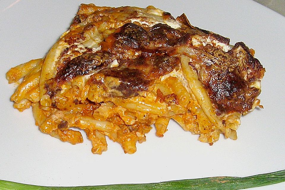Vegetarisches Pastizio Vegetarisches Pastizio