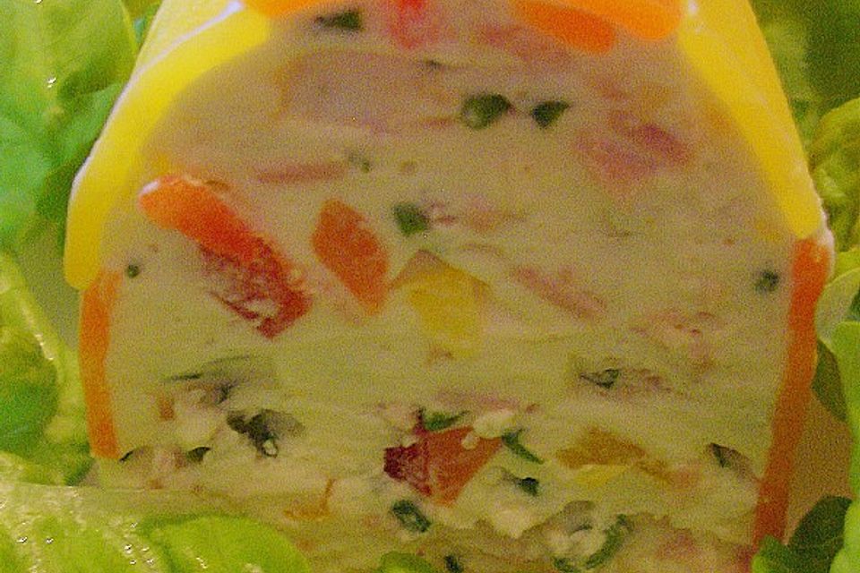 Bunte Gemüse - Topfen/Quark - Terrine