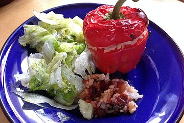 Vegetarisch Gefüllte Paprika Mit Feta Von Bloergh| Chefkoch