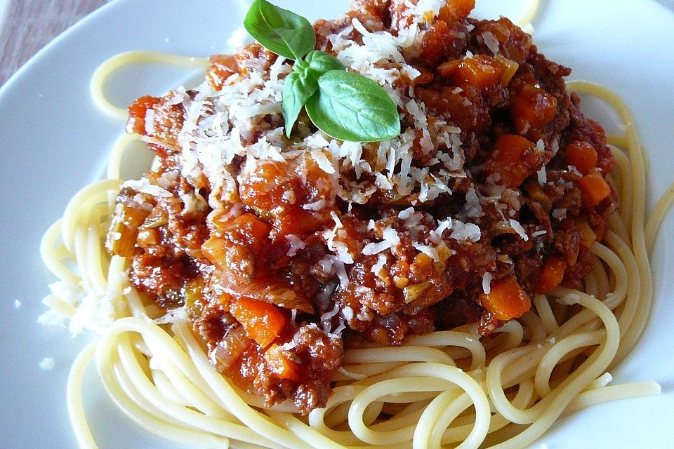 Bolognesesauce (mit Rotwein)