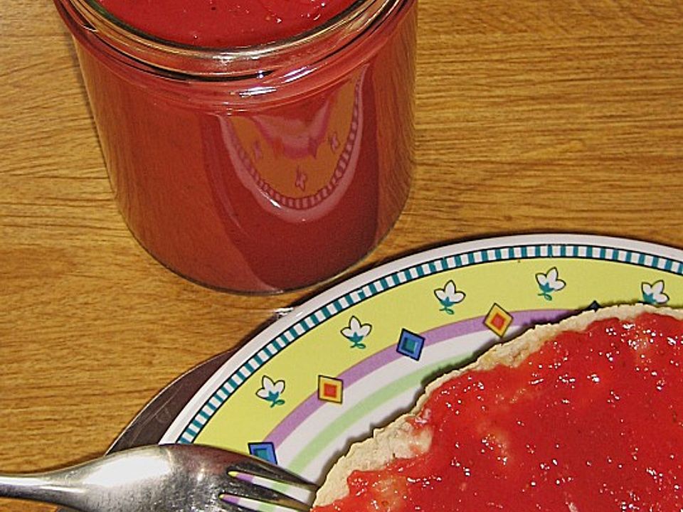 Bananen - Erdbeer - Marmelade mit Eierlikör von Quinaschlumpf| Chefkoch