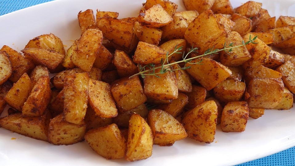 Scharfe Kartoffelwürfel vom Blech von Luna26 Scharfe Kartoffelwürfel vom Blech von Luna26