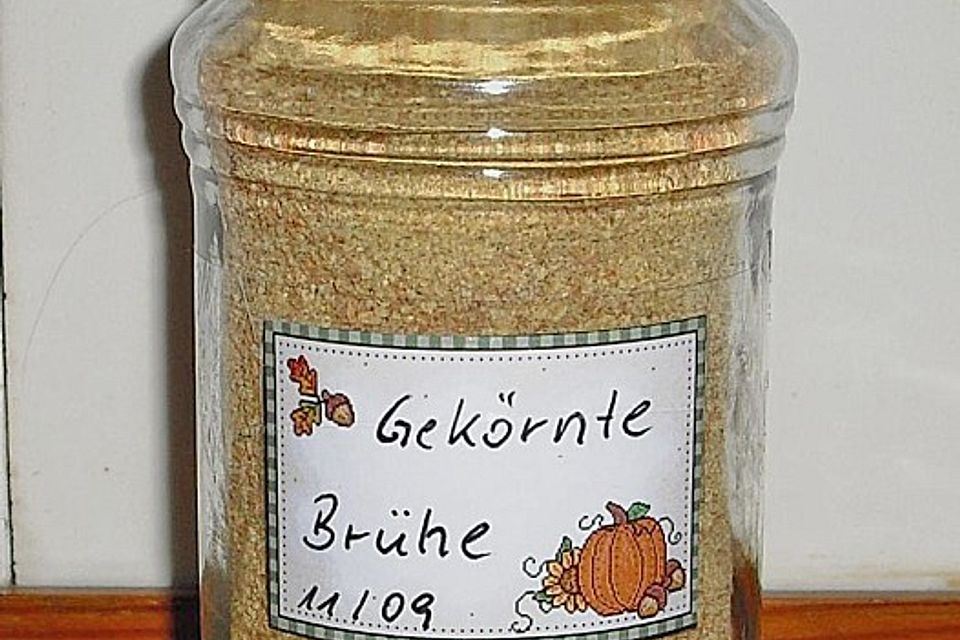 Gekörnte Brühe