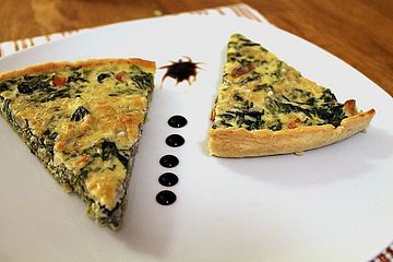 Quiche Mit Spinat Und Ziegenfrischkase Von Chefkoch Chefkoch