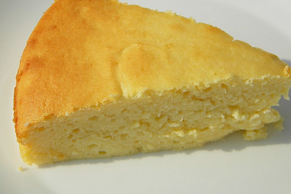 Saftiger Käsekuchen ohne Boden