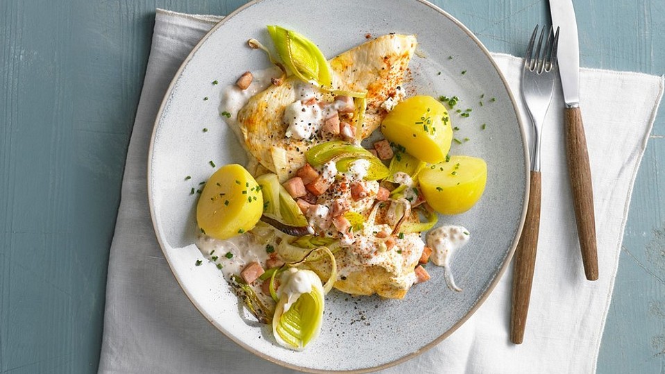 Lauch-Frischk-se-Schnitzel