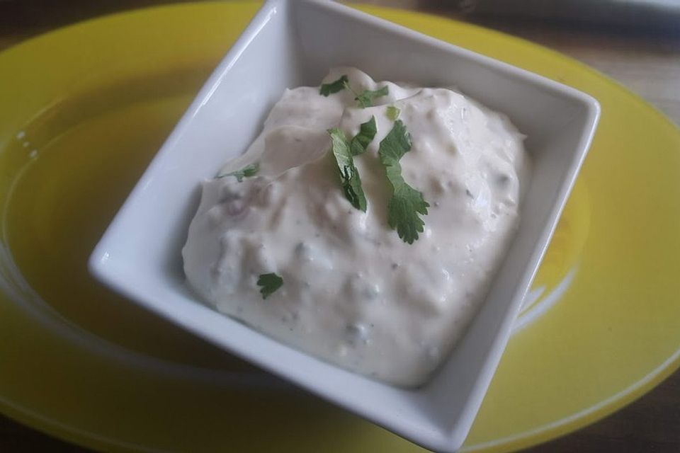 Knoblauch - Schafskäse - Creme