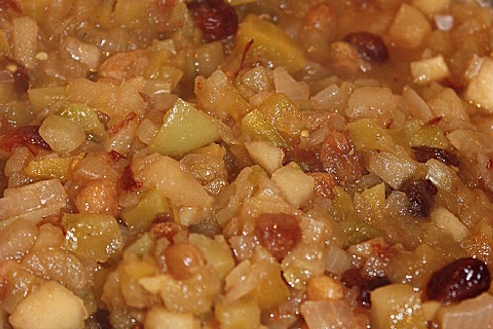 Chutney von grünen Tomaten