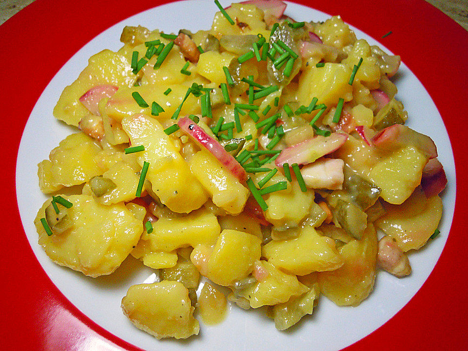 Kartoffelsalat mit Radieschen und Speck - Kochen Gut | kochengut.de