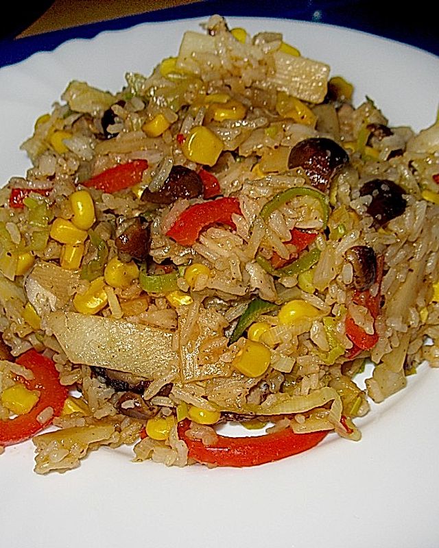 Exunas Reis - Gemüse - Pfanne chinesisch