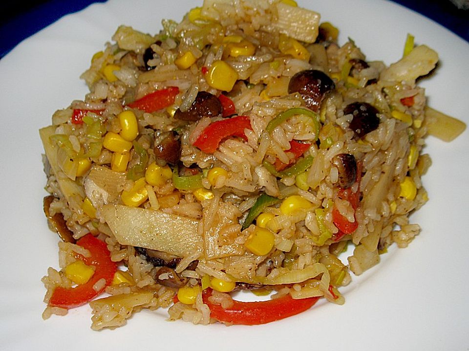 Exunas Reis - Gemüse - Pfanne chinesisch von Exuna| Chefkoch