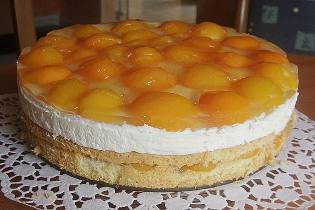 Cremiger Pfirsich - Sonnenkuchen von lucy2208| Chefkoch