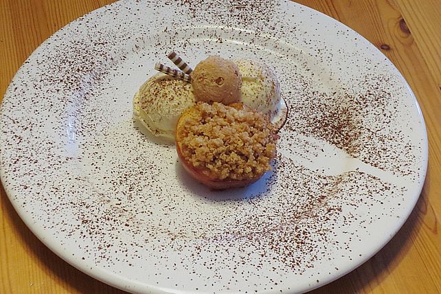 Gegrillter Pfirsich mit Amarettini von Torte80| Chefkoch