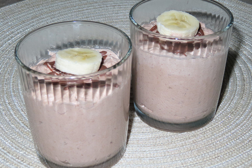 Schokoladen - Bananen - Mousse