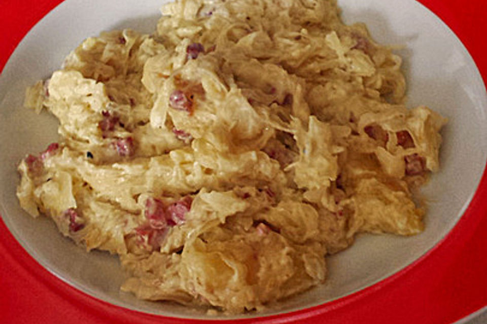 Schupfnudelpfanne mit Sauerkraut