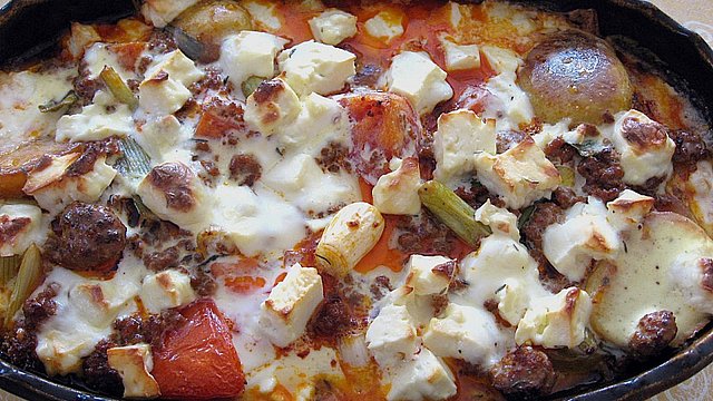 Kartoffel - Hack - Auflauf mit Schafskäse von Marlena