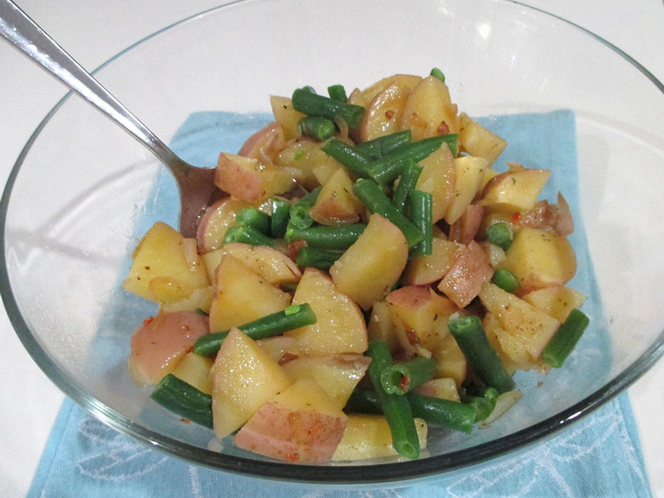 Kartoffelsalat mit grünen Bohnen von kerasmata | Chefkoch
