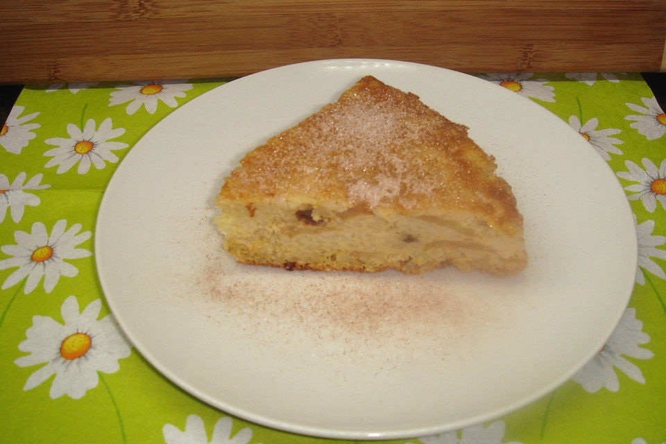 Reiskuchen mit Äpfeln