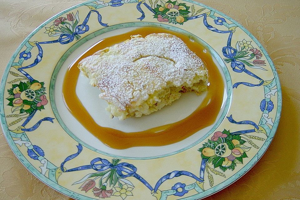 Reiskuchen mit Äpfeln