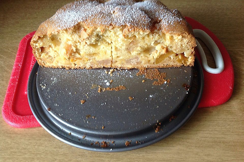 Blitzkuchen mit Marzipan Blitzkuchen mit Marzipan