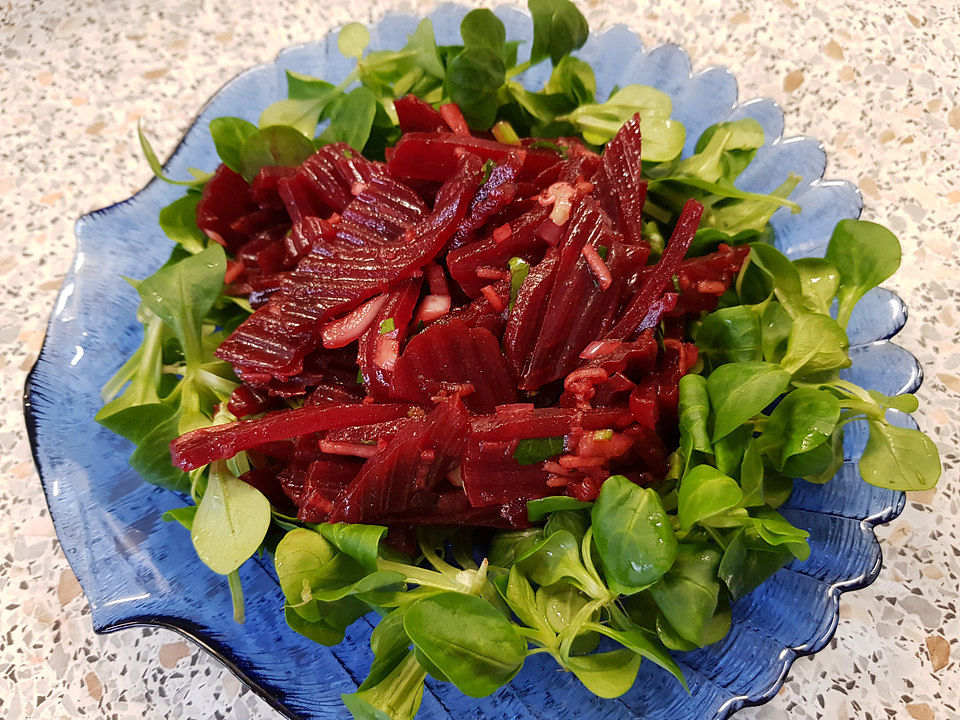 Feldsalat mit Rote Bete von budile| Chefkoch