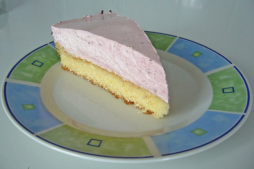 Himbeer - Sahne - Quark - Torte