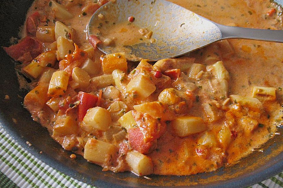 Spargelragout