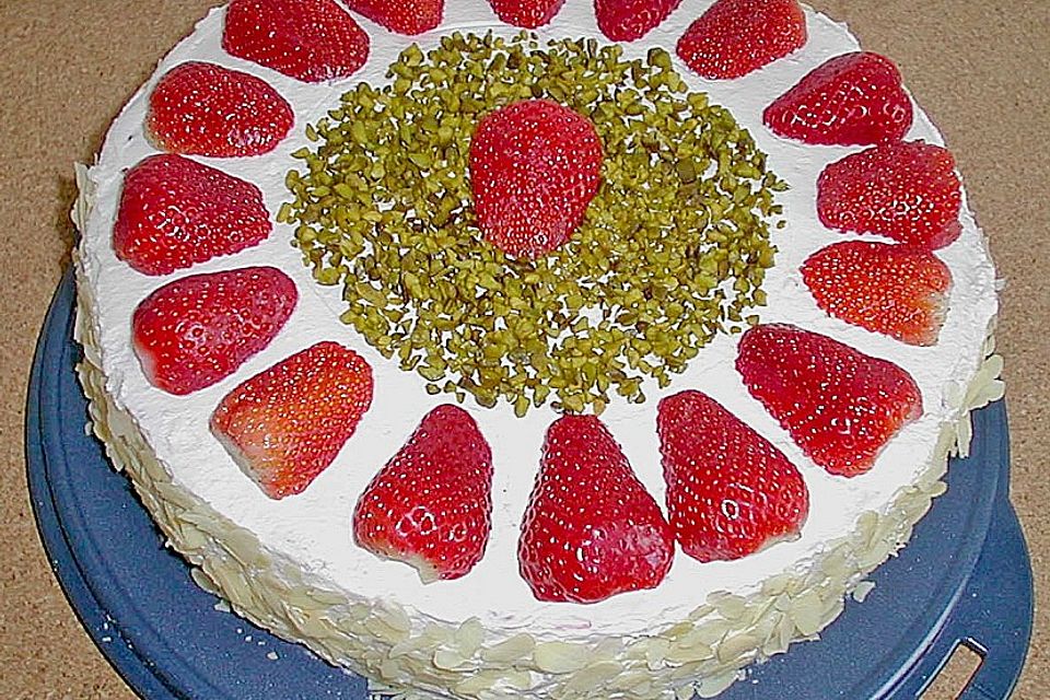 Erdbeer - Sekt - Torte