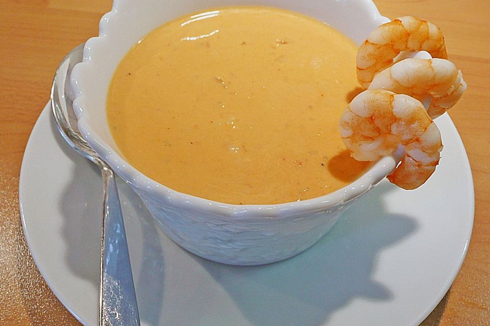 Pikante, scharfe Krabbensuppe