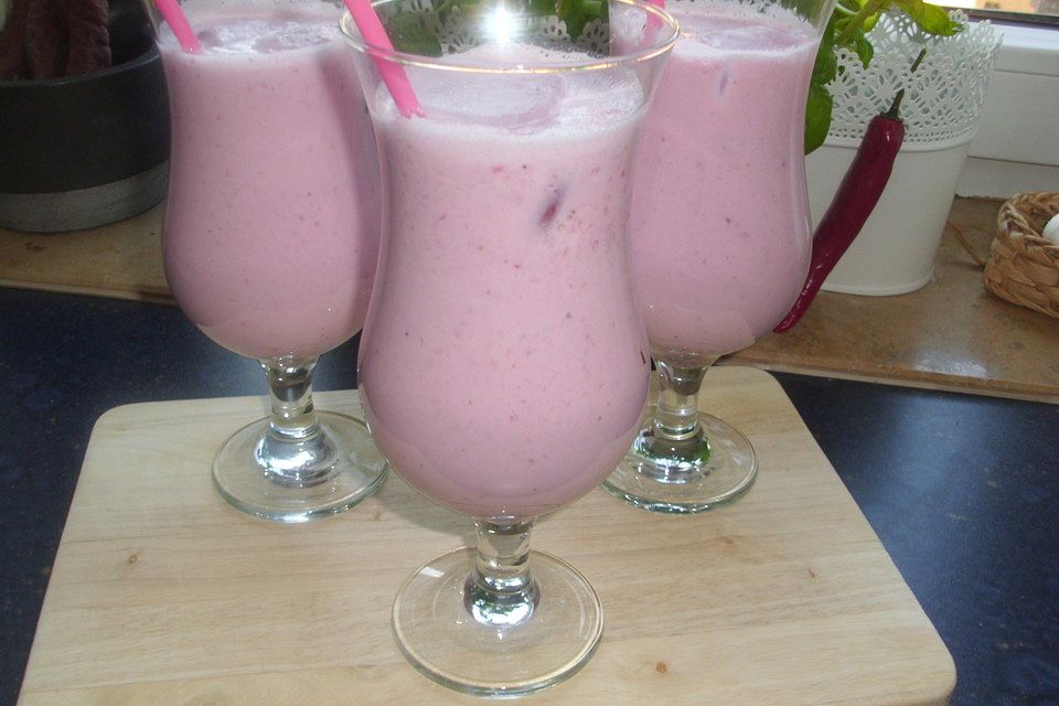 Erdbeershake mit Kefir