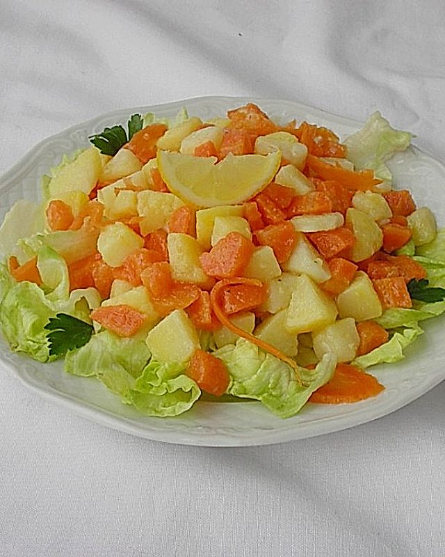 Karotten - Kartoffel - Salat