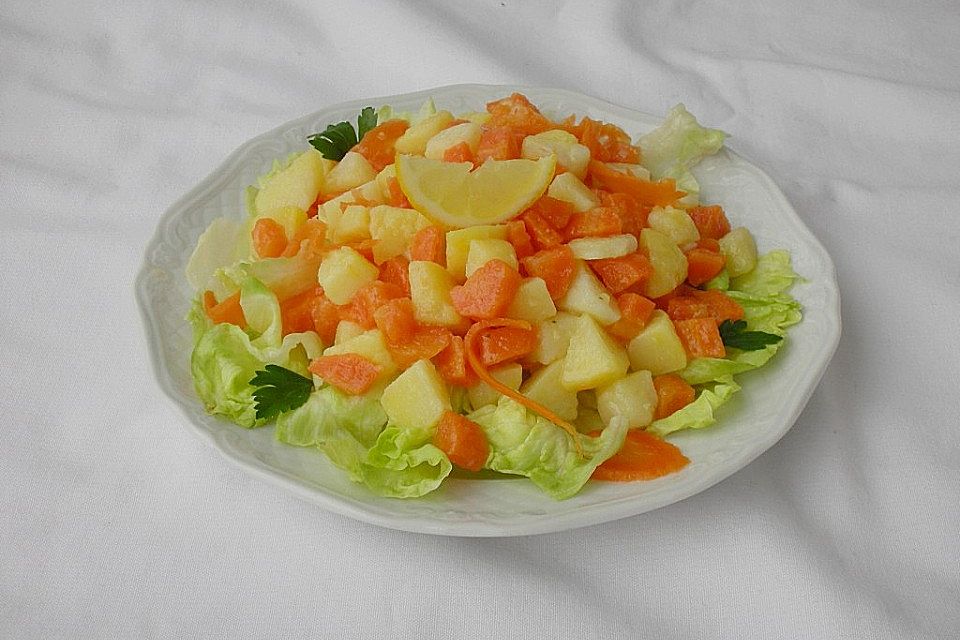 Karotten - Kartoffel - Salat