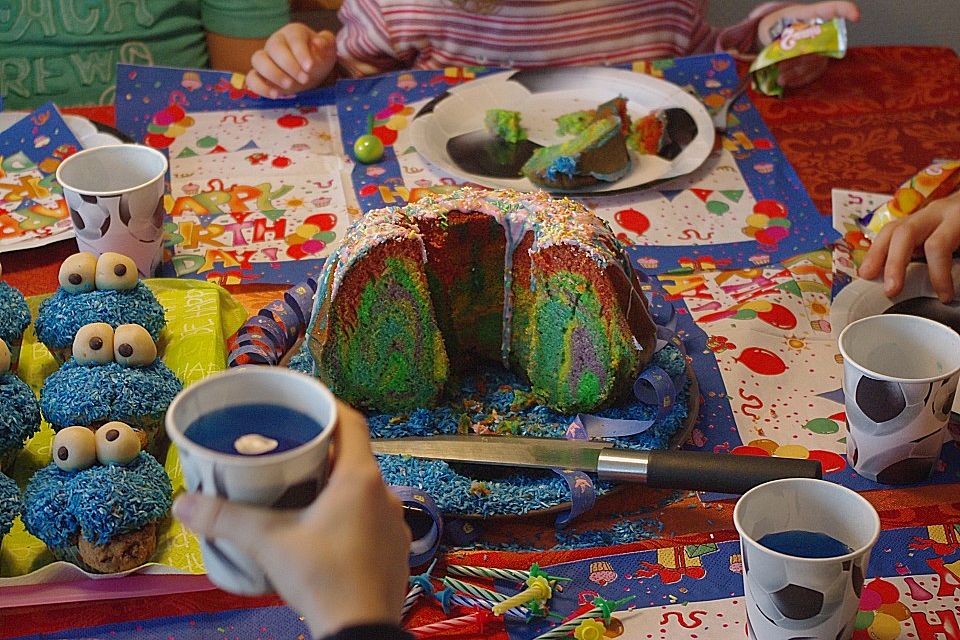 Bunter Limo - Kuchen 'Hexenkuchen'