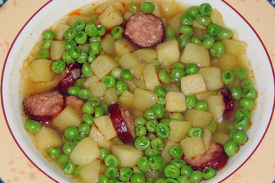 Kartoffel - Erbsen - Suppe