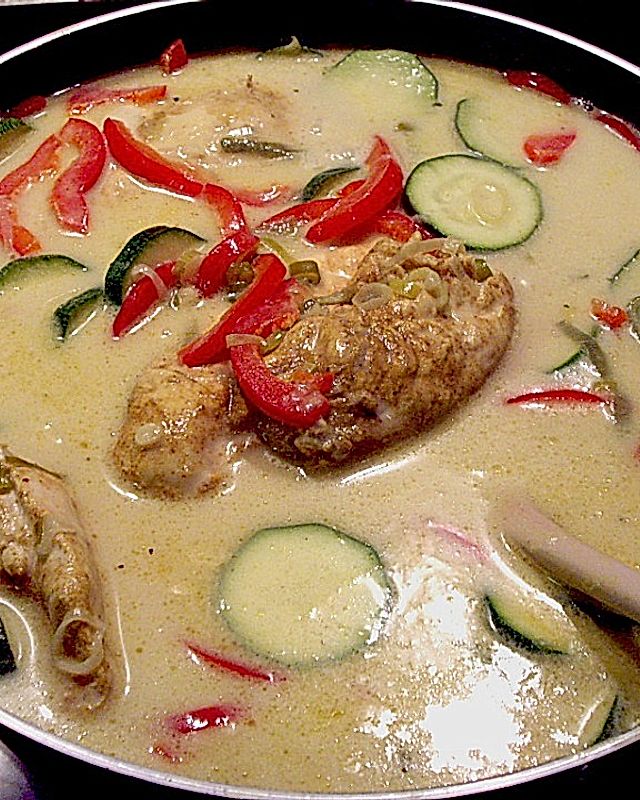 Hühnchenbrustfilets mit Curry