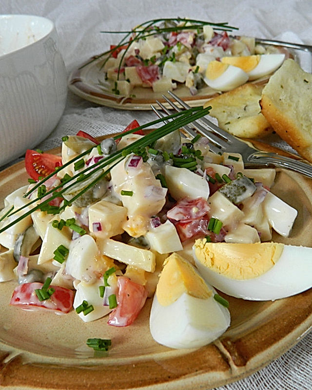 Käse - Eier - Salat