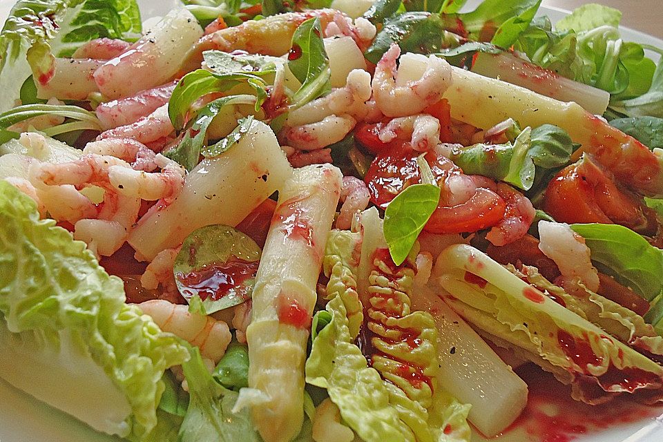 Krabben - Spargelsalat