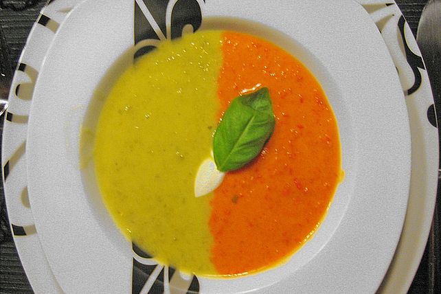 Paprika - Creme - Duett - Suppe von Alrak| Chefkoch