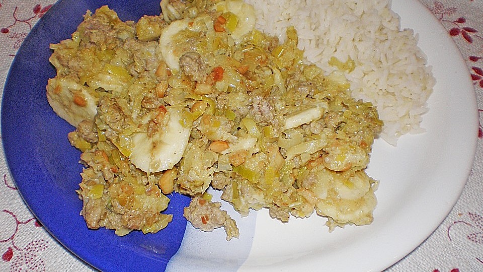 Hackcurry Mit Bananen Von Manu Chefkoch 