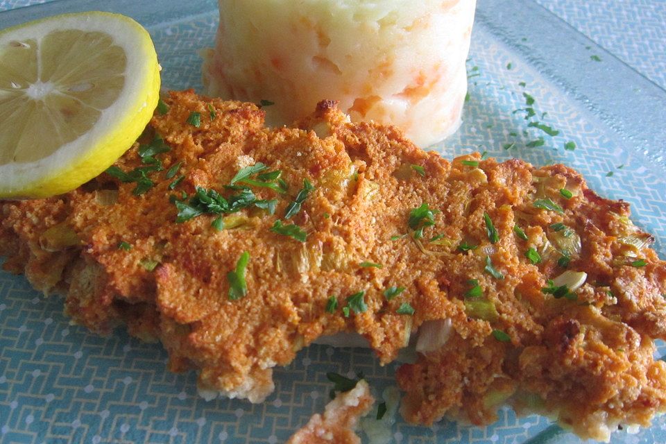 Fischfilets mit Bröselhaube