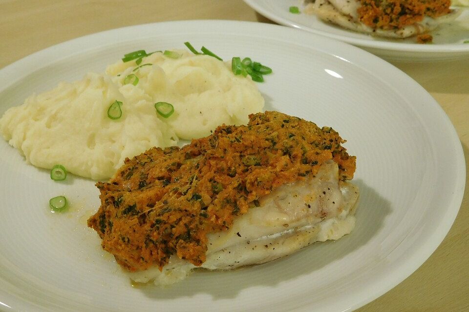 Fischfilets mit Bröselhaube