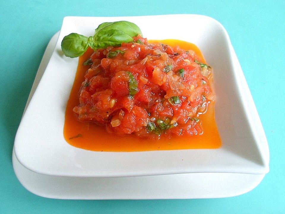 Tomaten - Basilikum - Soße von regenwurm567| Chefkoch