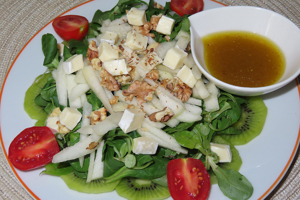 Feldsalat mit Honigdressing