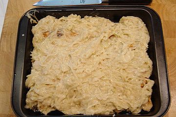 Hahnchenfilet Mit Zwiebelsosse Uberbacken Von Lucy2208 Chefkoch 