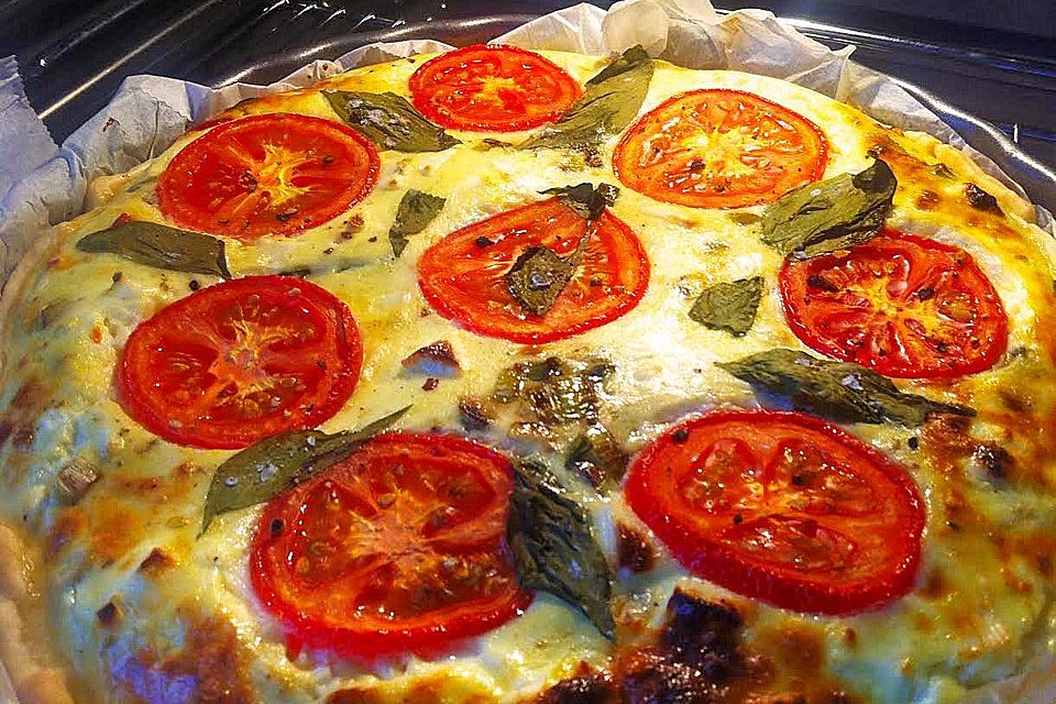 Zucchini - Tomaten - Quiche